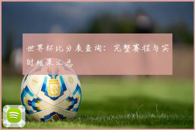 世界杯比分表查询:完整赛程与实时结果汇总