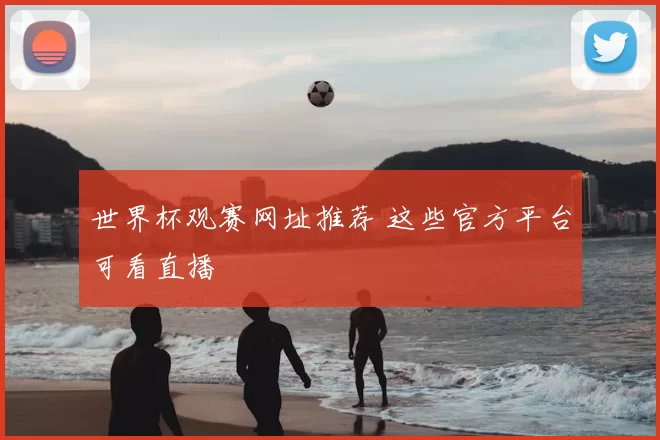 世界杯观赛网址推荐 这些官方平台可看直播