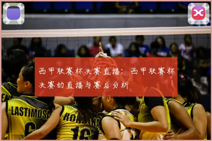 西甲联赛杯决赛直播:西甲联赛杯决赛的直播与赛后分析