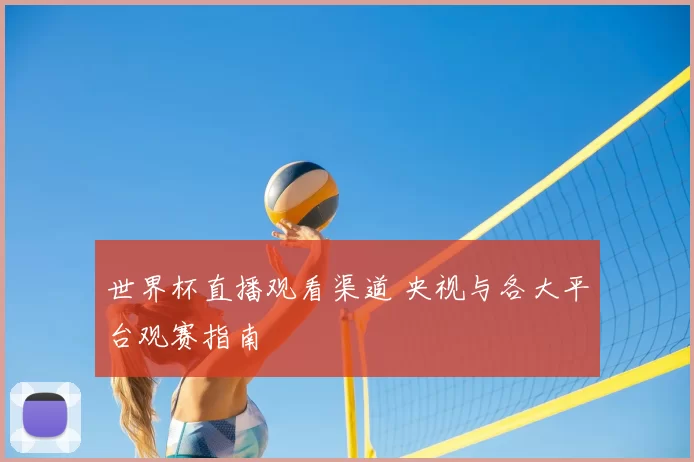 世界杯直播观看渠道 央视与各大平台观赛指南